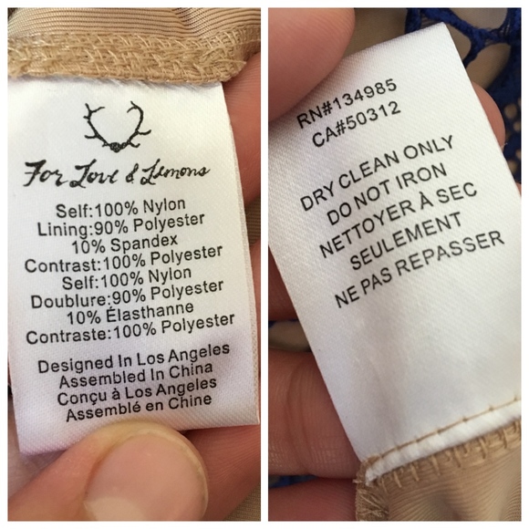 For Love and Lemons Grace blue lace mini skirt - Picture 8 of 8